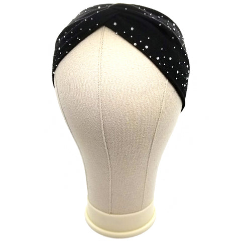 Bon Rhinestone Criss Cross Turban Headband