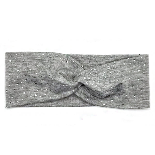 Bon Rhinestone Criss Cross Turban Headband