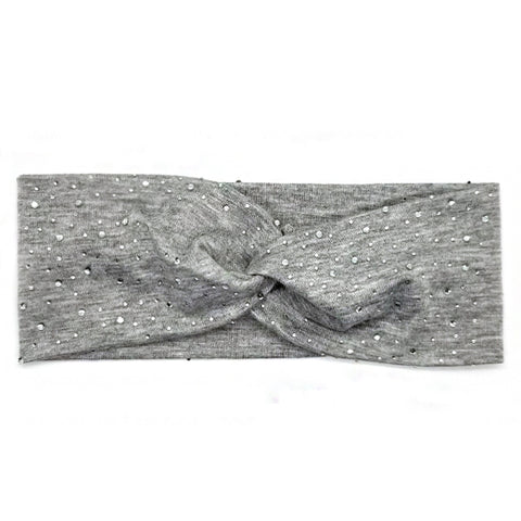 Bon Rhinestone Criss Cross Turban Headband