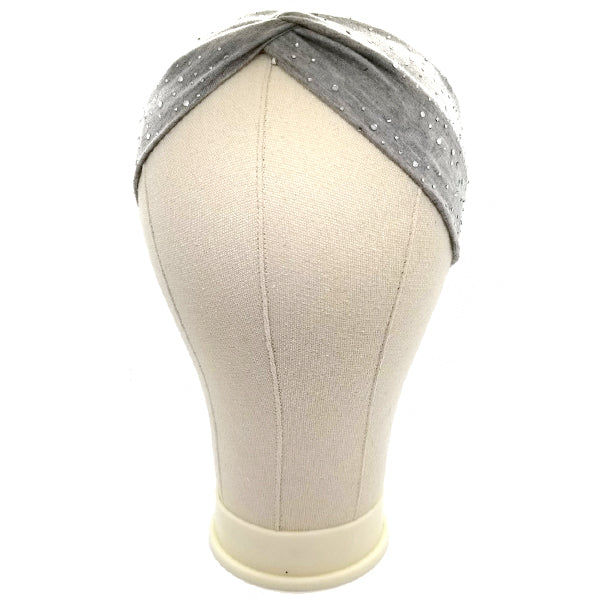 Bon Rhinestone Criss Cross Turban Headband