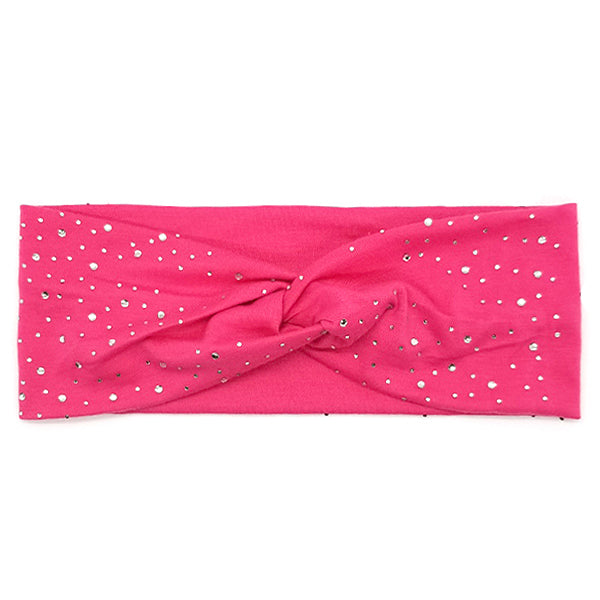 Bon Rhinestone Criss Cross Turban Headband