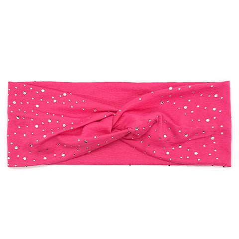 Bon Rhinestone Criss Cross Turban Headband