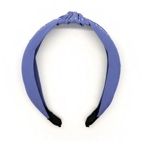 Bon Small Rhinestone Knotted Hard Headband
