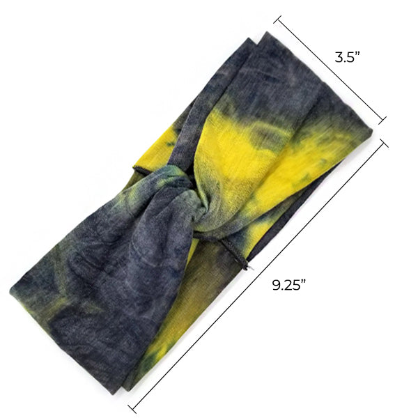 Bon Tie Dye Criss Cross Turban Headband