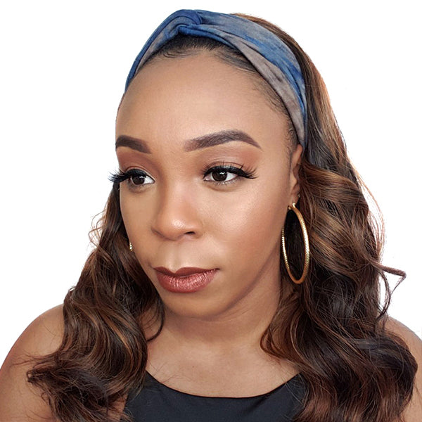 Bon Tie Dye Criss Cross Turban Headband