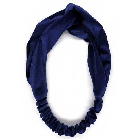 Bon Twisted Cross Velvet Headband