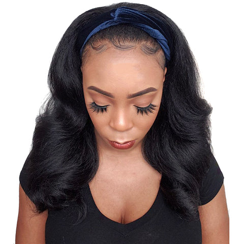 Bon Twisted Cross Velvet Headband