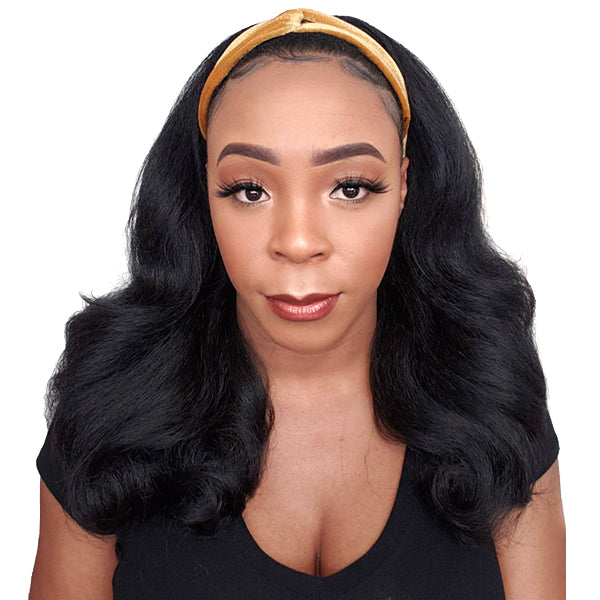 Bon Twisted Cross Velvet Headband