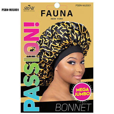 Bou Fauna New York Passion Silky Satin Bonnet Mega Jumbo