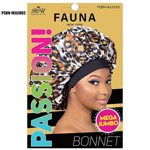 Bou Fauna New York Passion Silky Satin Bonnet Mega Jumbo