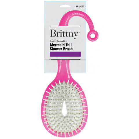 Brittny Mermaid Tail Shower Brush #BR53025