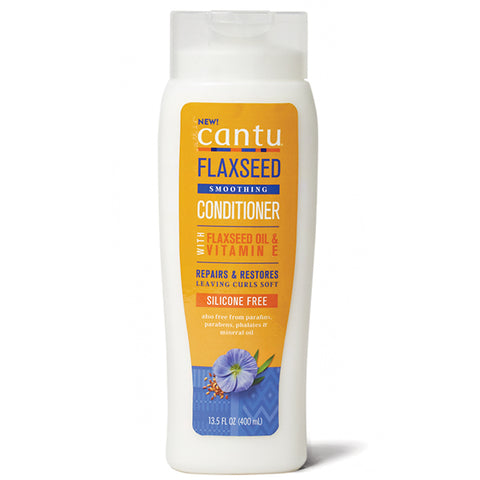 Cantu Flaxseed Smoothing Leave-In or Rinse Out Conditioner 13.5oz