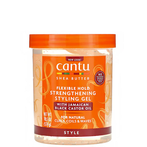 Cantu Shea Butter Flexible Hold Anti-Shedding Styling Gel 18.5oz