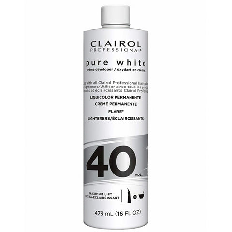Clairol Soy4Plex Pure White Creme Developer 40 16oz