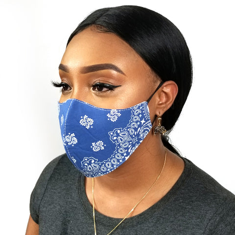 Cotton Washable & Adjustable Fashion Face Masks