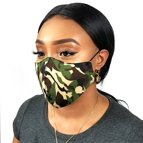 Cotton Washable & Adjustable Fashion Face Masks