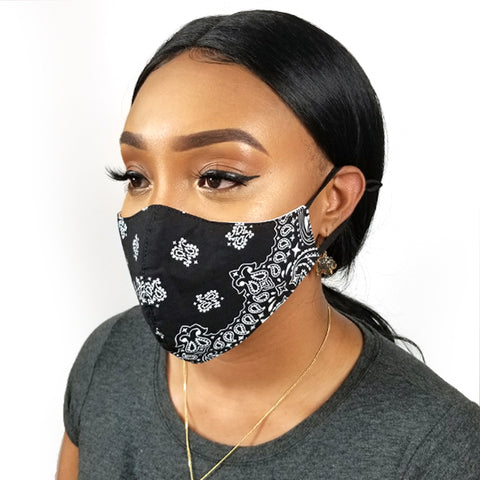 Cotton Washable & Adjustable Fashion Face Masks