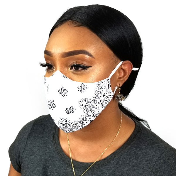 Cotton Washable & Adjustable Fashion Face Masks