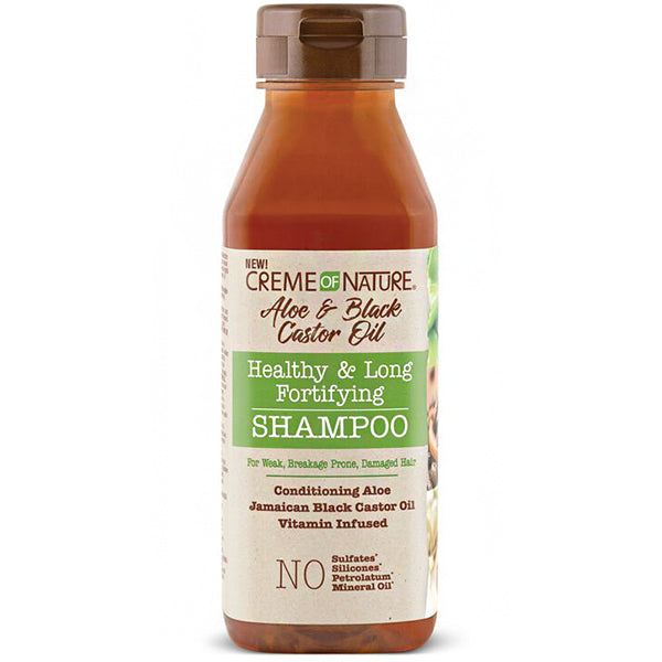 Creme Of Nature Aloe & Black Castor Oil H & L Fortifying Shampoo 12oz