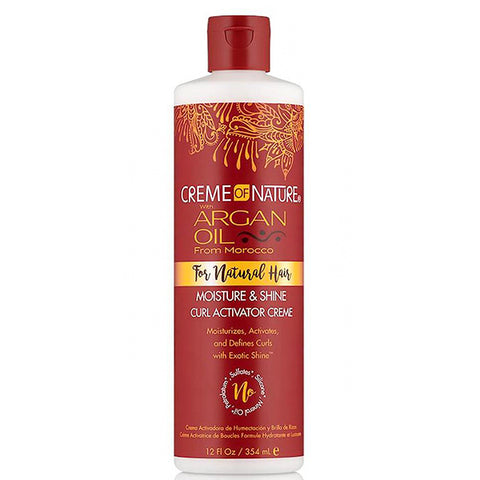Creme Of Nature Argan Oil Moisture & Shine Curl Activator Creme 12oz