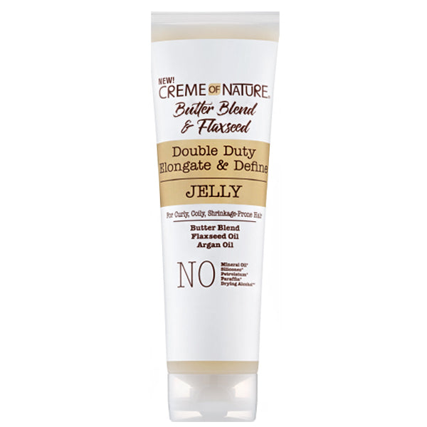 Creme of Nature Butter Blend & Flaxseed Elongate & Define Jelly 8.4oz