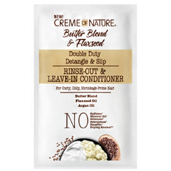 Creme of Nature Butter Blend Rinse-Out & Leave-In Conditioner 1.7oz