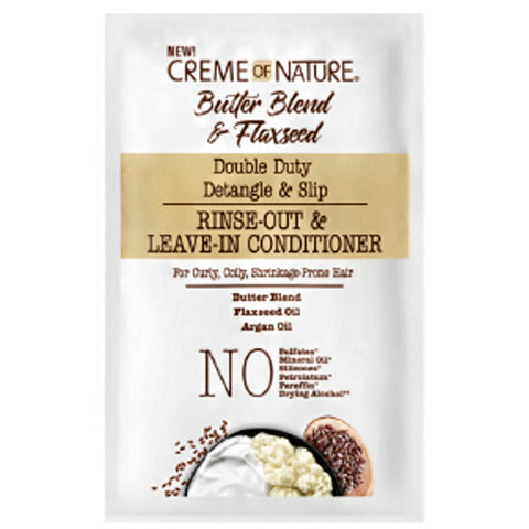 Creme of Nature Butter Blend Rinse-Out & Leave-In Conditioner 1.7oz