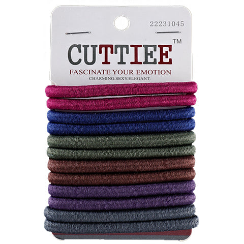 Cuttiee #1045 6mm Elastic Band Darkside 12pcs