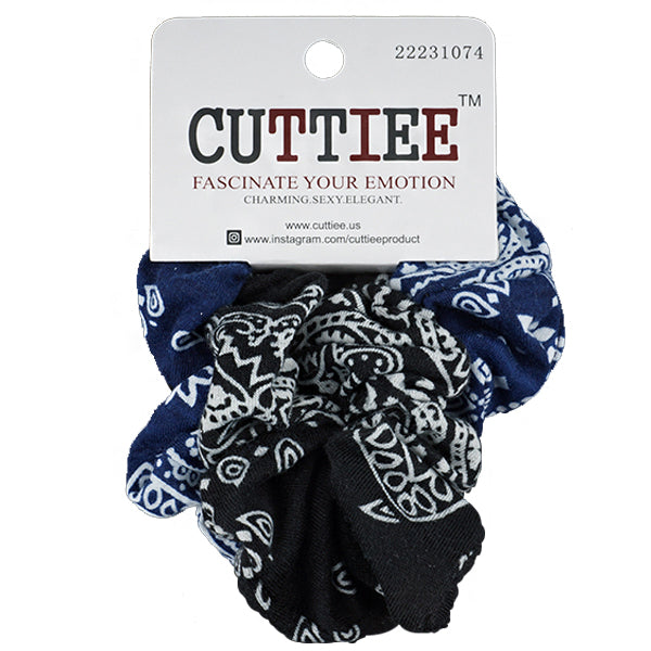 Cuttiee #1074 Small Cloth Ponytail 2pcs Assort