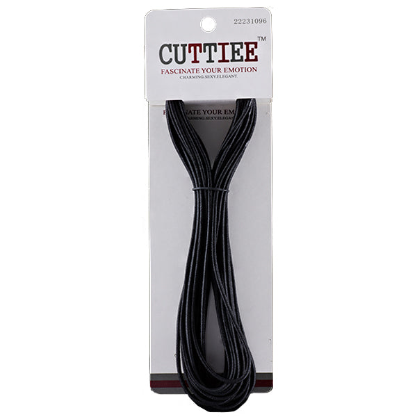 Cuttiee #1096 2mm Long Headband Black 16pcs