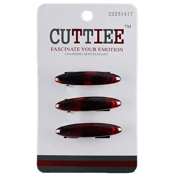 Cuttiee #1417 Sanp Flat Clip Small 3pcs
