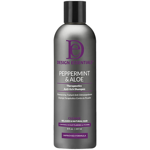 Design Essentials Peppermint & Aloe Therapeutics Anti-Itch Shampoo 8oz
