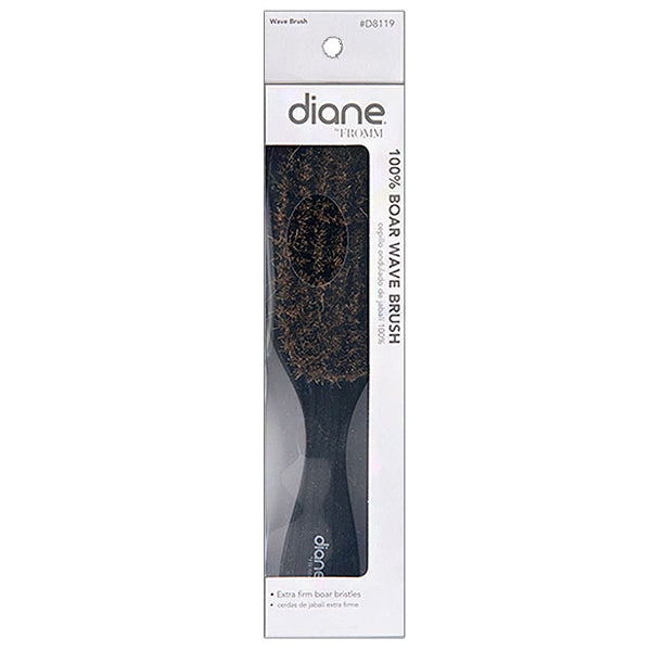 Diane #8119 100% Boar 7 Row Wave Brush 9