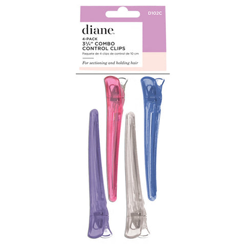 Diane #D102C 3 3\/4\" Combo Control Clips