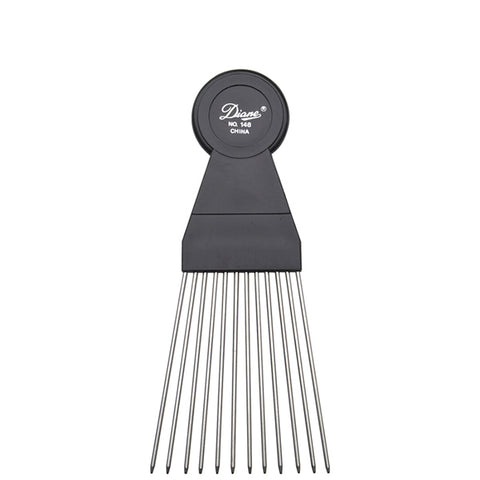 Diane #D148 Steel Fan Pik Black Comb