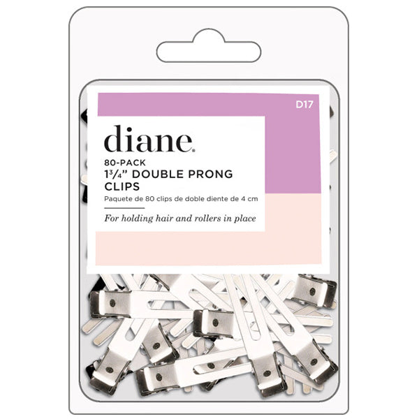 Diane #D17 Double Prong Clips 1-3\/4 80 Pack