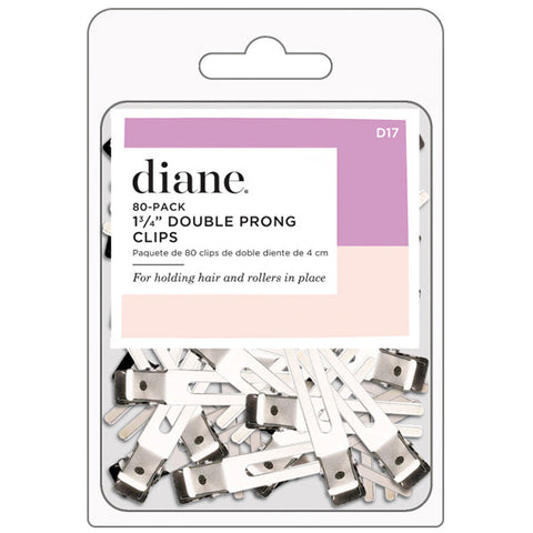 Diane #D17 Double Prong Clips 1-3\/4 80 Pack