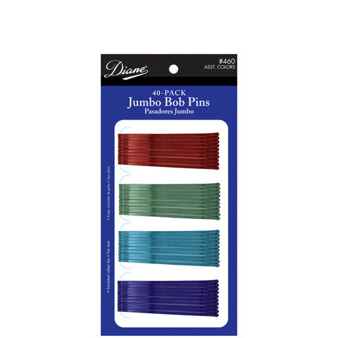 Diane #D460 Jumbo Bob Pins 40 Asst Colors