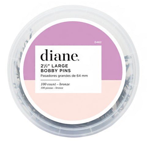 Diane #D462 2 1\/2\" Large Bobby Pins 100 Bronze