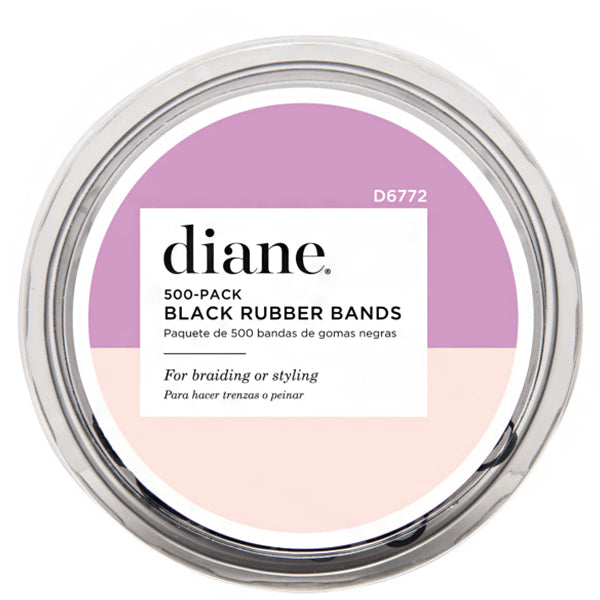 Diane #D6772 Rubber Bands Bin- 500 Pack Black