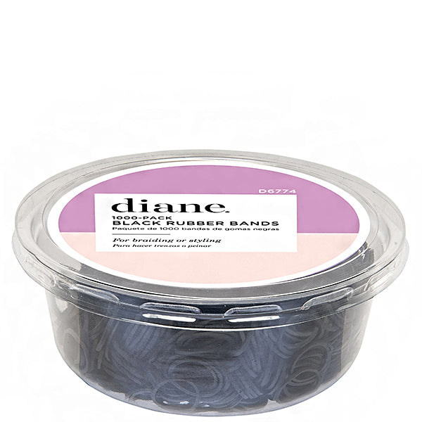 Diane #D6774 Rubber Bands Bin - 1000 Pack Black