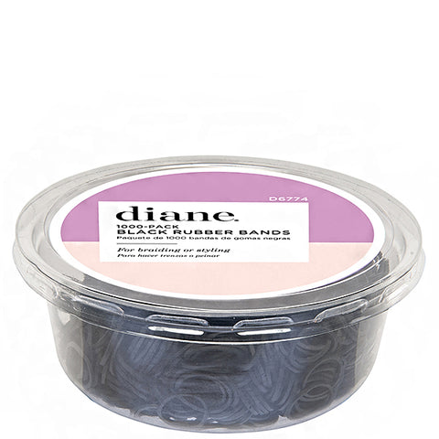Diane #D6774 Rubber Bands Bin - 1000 Pack Black