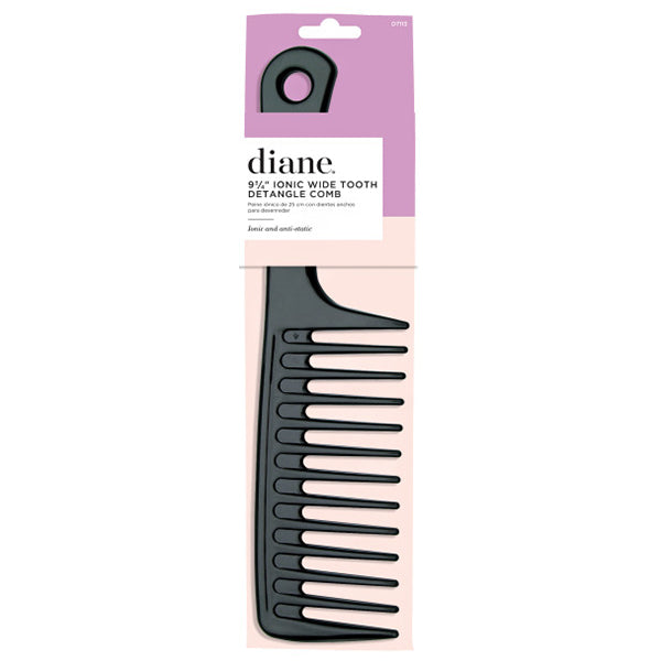 Diane #D7113 IONIC Handle Comb Extra Wide Tooth