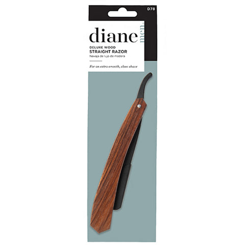 Diane #D78 Deluxe Wood Straight Razor