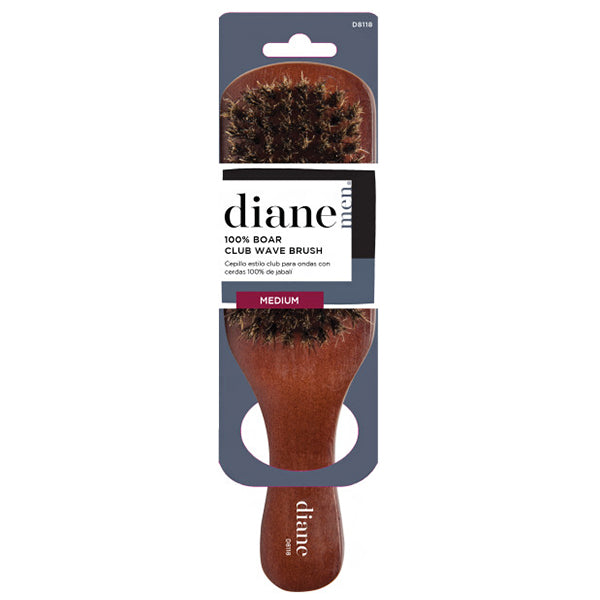 Diane #D8118 100% boar club Wave Brush