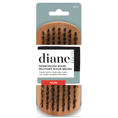 Diane #D8157 Reinforced Boar Military Wave Brush