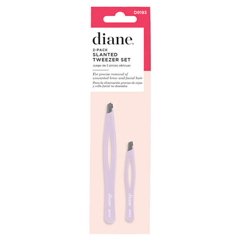 Diane #D9193 2-Pack Slanted Tweezer Set