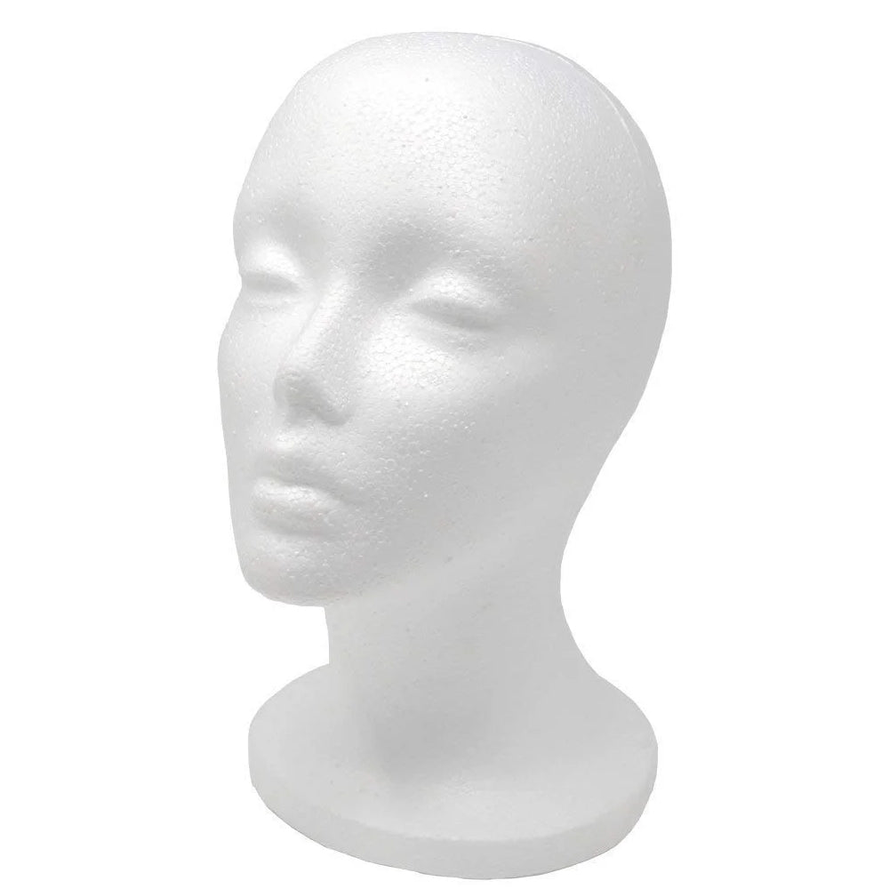 Diane #DES004 Styrofoam Head 11 Inch - White