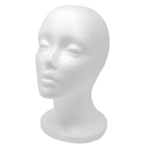 Diane #DES004 Styrofoam Head 11 Inch - White