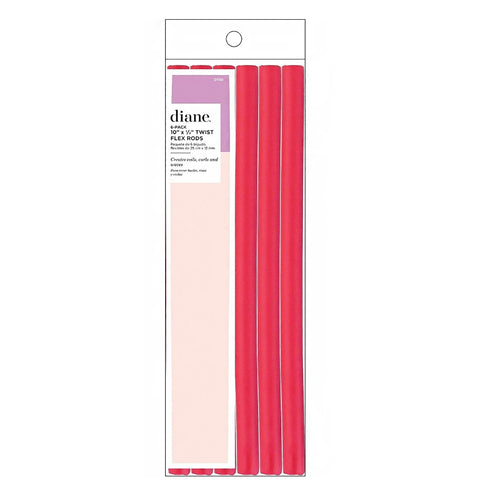 Diane #DT50 Twist Flex Rods - 1\/2\" Long Red